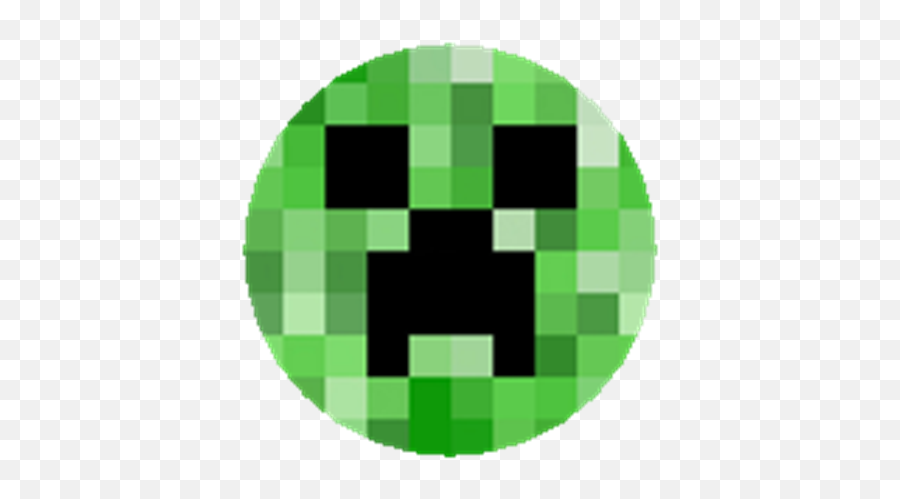 Creeper - Minecraft Creeper Round Emoji,Creeper Emoticon