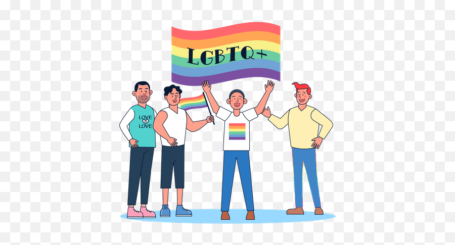 Lgbt Flag Icon - Download In Flat Style Emoji,Pride Flag Mac Emoji