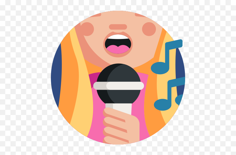 Singer - Free Music Icons Emoji,Emoji Musica