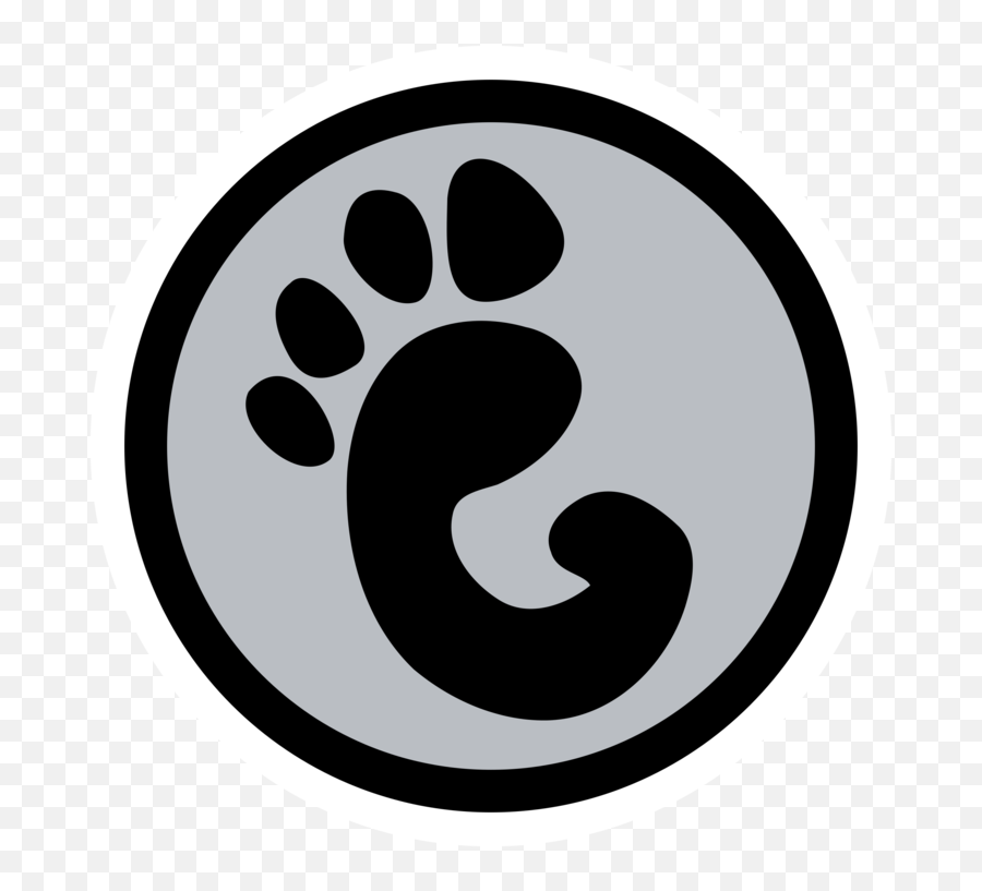 Emoticon Line Art Paw Png Clipart - Paw Print Emoji,Gnome Emoticon