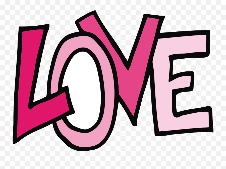Love Text - Love Clipart Emoji,Romantic Emoji Art