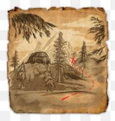 Western Skyrim Treasure Map Ii Elder Scrolls Online Wiki - Sketch Emoji,Use A Steam Emoticon In Chat Achievement