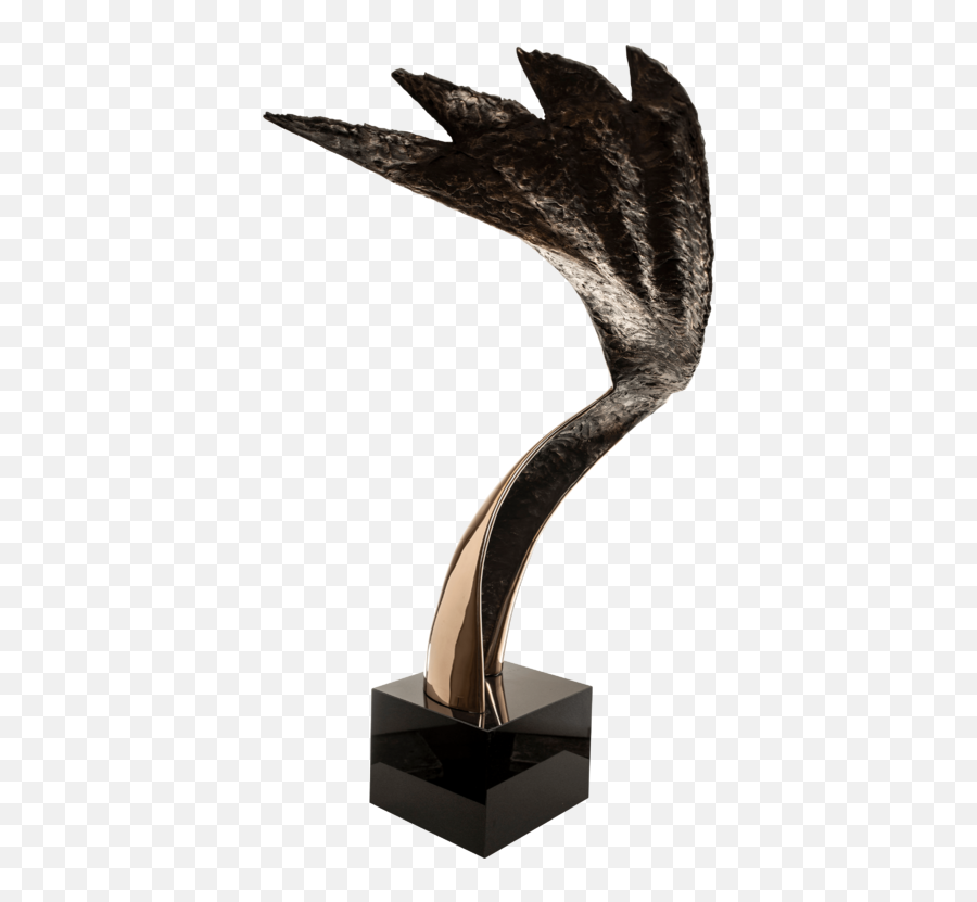 Wing Move - Pedestal Emoji,Sculpture Showing Movement Emotion