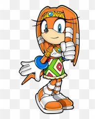The Lara - Sonic Tikal The Echidna Emoji,Dreadlock Emoji