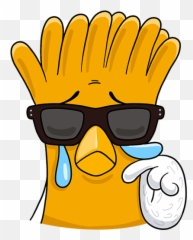Vk Sticker - Happy Emoji,Chicken Fries Emojis