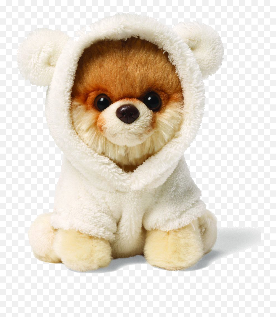 Boo Dog Png Clipart - Boo The Dog Stuffed Animal Boo Teddy Bear Emoji,Ghost Emoji Stuffed Animal