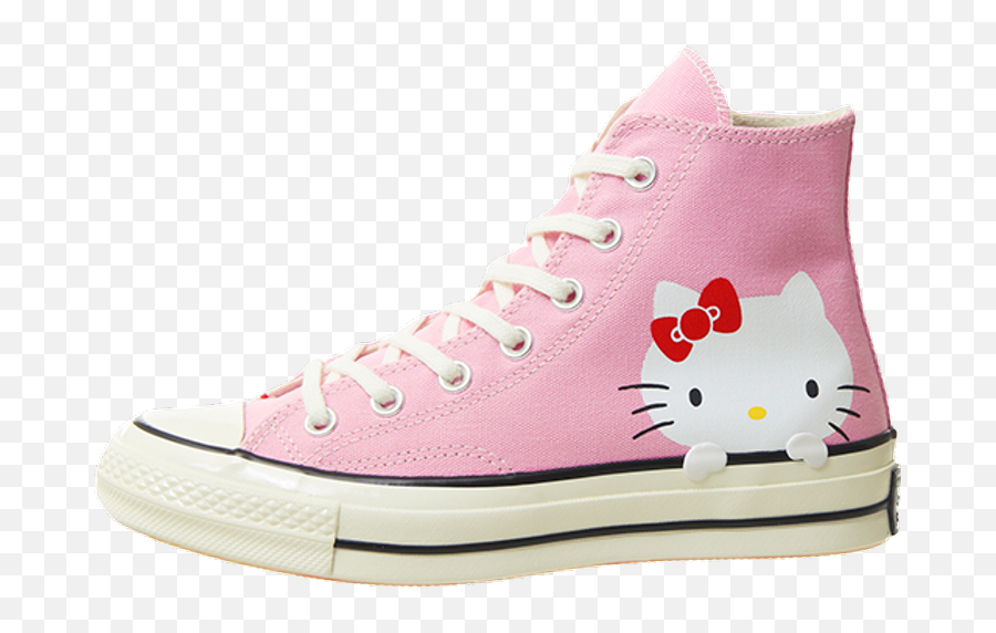 Star Hi 70s Pink Hello Kitty - Converse 70 Hello Kitty Emoji,Hello Kitty Emoji Joggers
