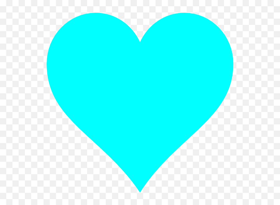 Heart Clipart Light Blue Heart Light Blue Transparent Free - Sky Blue Color Heart Emoji,Heart Emoji Vector