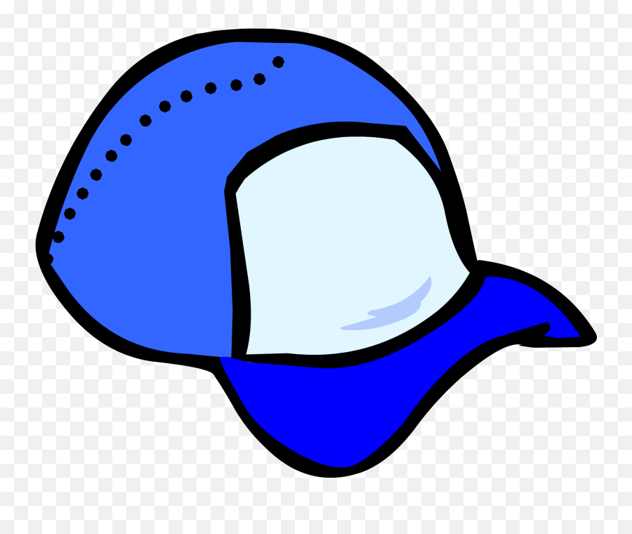 Blue Ball Cap - Club Penguin Blue Hat Emoji,Wavy Emoji Hat