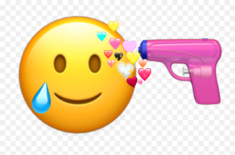 Killthemeithlove Killwithlove Sticker Emoji,Crying Emoji Gun