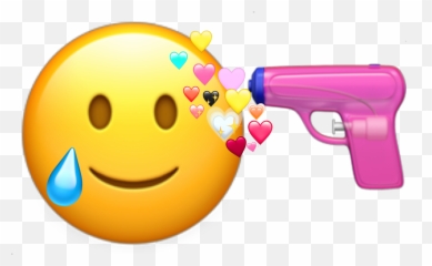 Killthemeithlove Killwithlove Sticker Emoji,Crying Emoji Gun