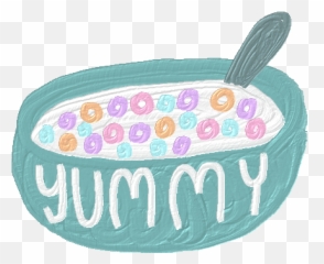 Cereal Bowl Pastel Paint Oilpaint - Oval Emoji,Emoji In Cereal