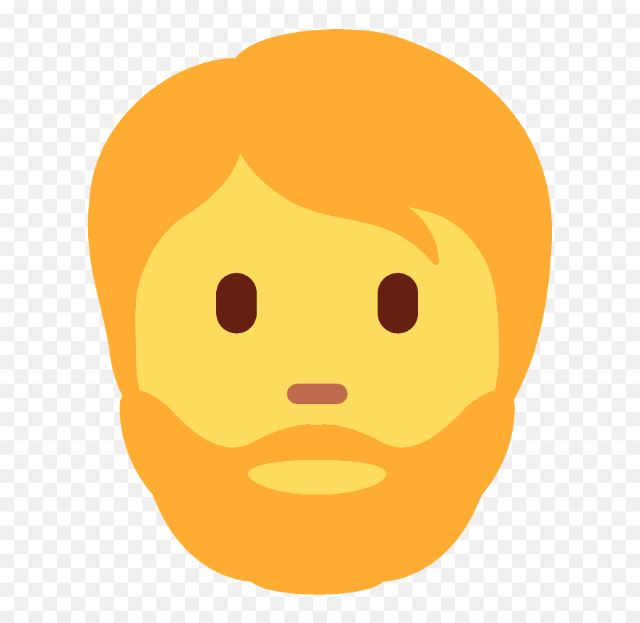 Beard Emoji - Bearded Person Emoji,Mustache Emoji