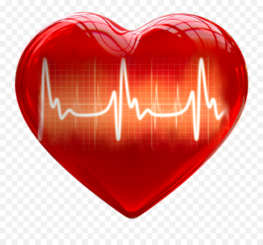 Hd Glossy Heart Beat Png Image Free - Healthy Heart Png Emoji,Heartbeat Emoji