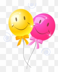 Second Birthday Party Cake Decor - Birthday Balloons Clip Art Emoji,Happy Birthday Emoticon