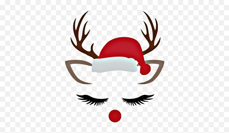 The Most Edited Rednose Picsart - Christmas Wallpapers Of Rudolph Emoji,Rudolph Reindeer Emoticon For Twitter