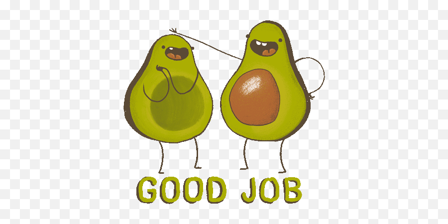 Avocado Stickers By Lisa Vertudaches - Lisa Vertudaches Avocado Emoji,Ww2 Emoticon Gif