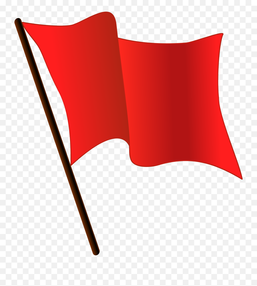 Waves Clipart Illustration Waves - Transparent Background Red Flag Vector Emoji,Communist Flag Emoji