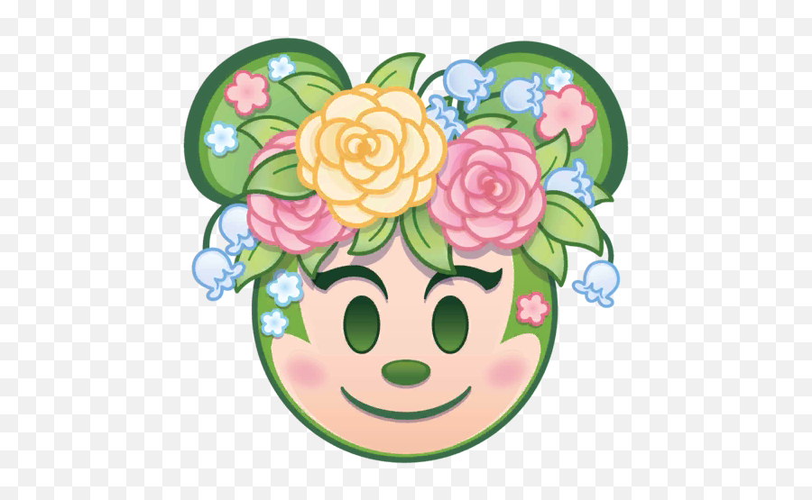 Flower Minnie Disney Emoji Blitz Wiki Fandom - Flower Minnie Emoji Blitz,Emojis Of A Family