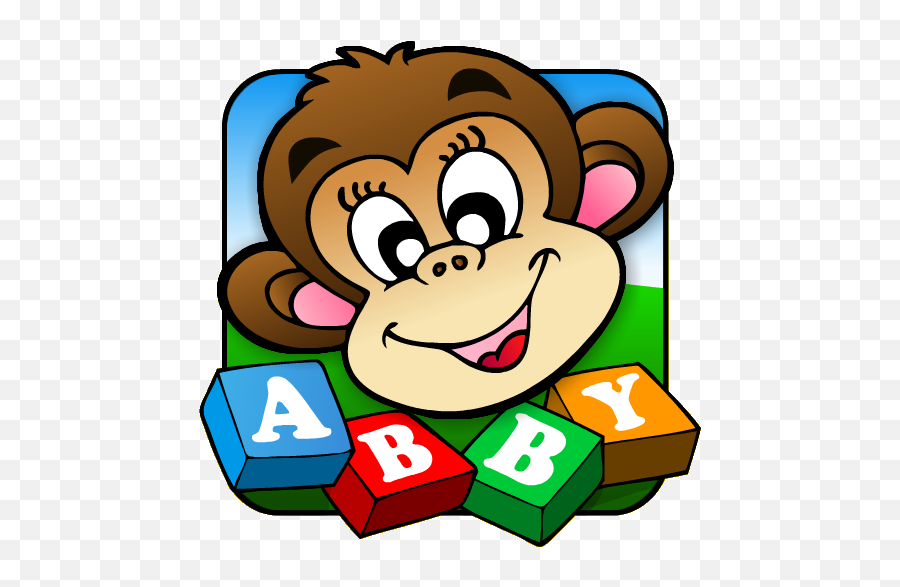 Animated Puzzle Game With Animals And - Abby The Monkey Apps Emoji,Monkey Emoticon App Kindergarten Gaming