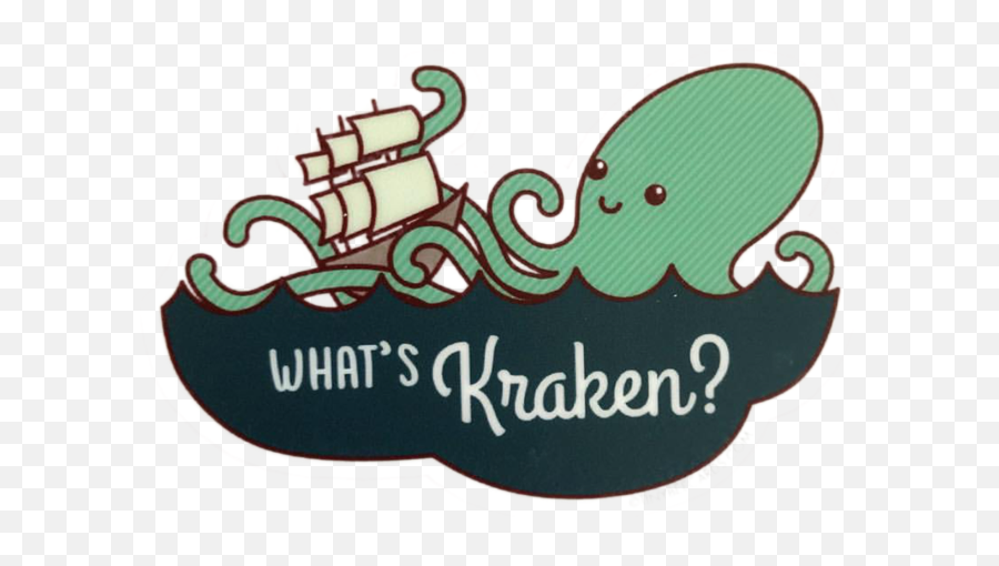 Stickergang Whatskraken Whatscrackin - Cephalopod Emoji,Kraken Emoji