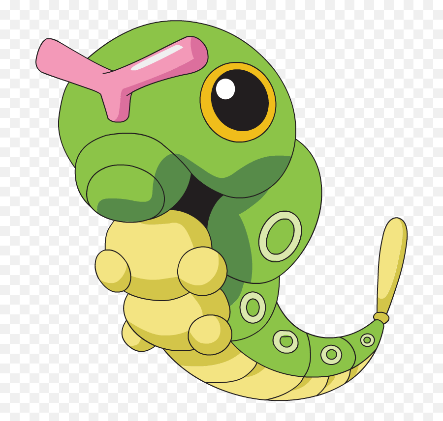 Pokémon Slider - Caterpie Transparent Png Emoji,Pikachu Emotions