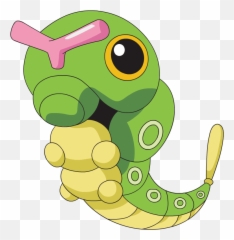 Pokémon Slider - Caterpie Transparent Png Emoji,Pikachu Emotions