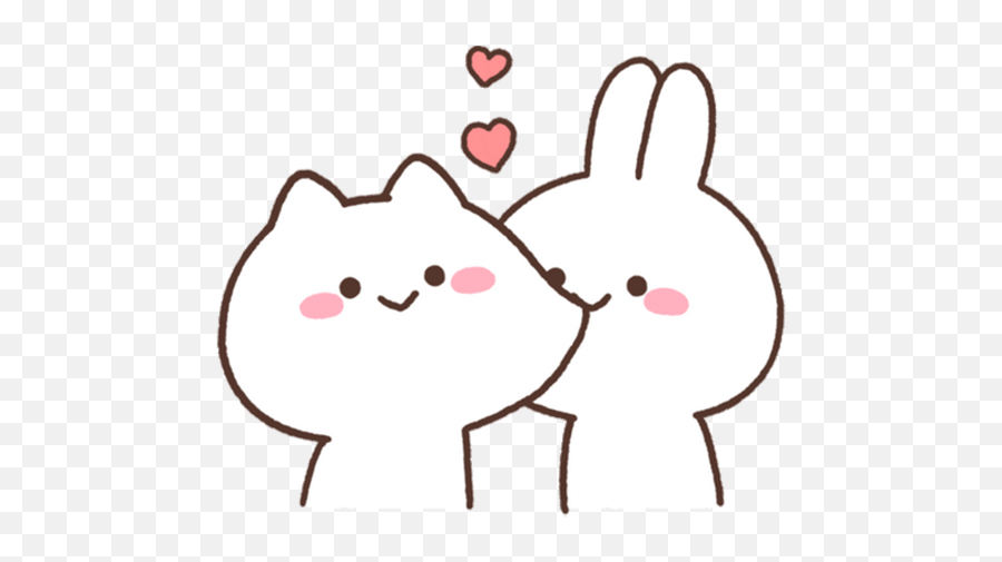 Sticker Maker - Mimi And Neko Together Gif Emoji,Emojis Drogados