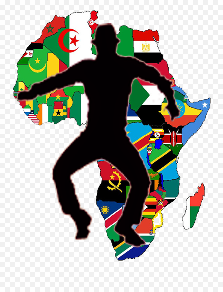 Afro Dance Hits By Nado - Africa Continent With Flags Cool Maps Of Africa Emoji,Flamenco Dancer Emoji