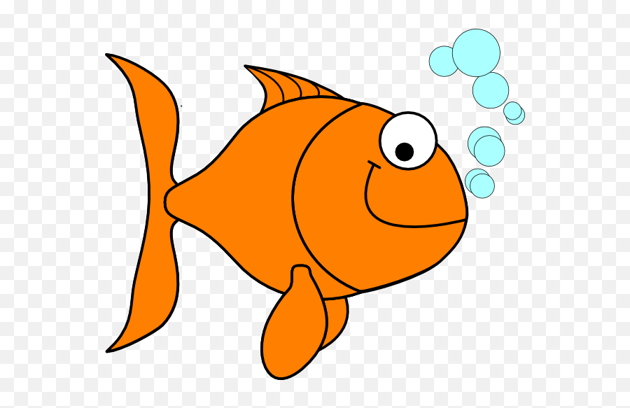 Cartoon Goldfish Clipart - Clipart Suggest Gold Fish Clip Art Png Emoji,Goldfish Emoticon