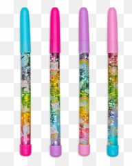 Rainbow Pen Toys Games Light - Glitter Wand Pen Emoji,Emoji Pens