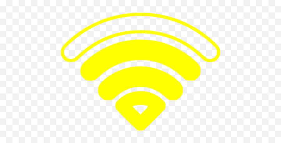 Yellow Wifi 3 Bars Icon - Free Yellow Wifi Icons Three Bar Wifi Symbol Emoji,Music Bars Emoticon