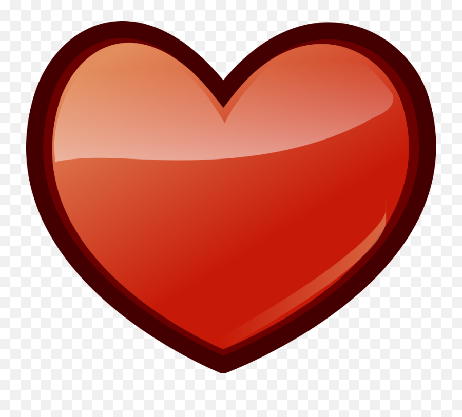 Free Orange Heart Cliparts Download Free Orange Heart - Heart Shape Cartoon Png Emoji,What Is The Emoji With The Pink Heart Building