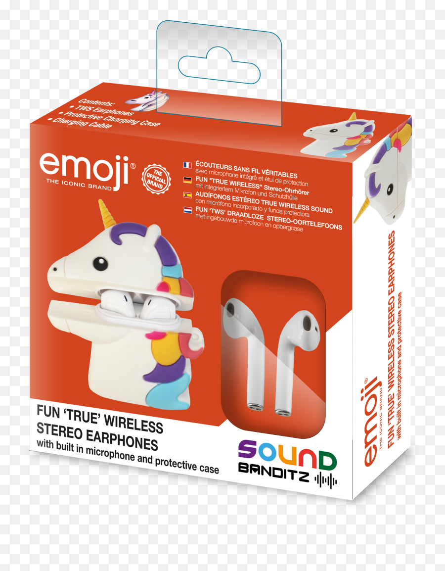 Emoji - Tws Earbuds Packaging,Unicorn Emoji