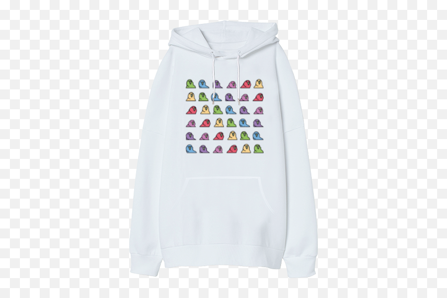 Party Parrot Emoji Oversize Unisex - Long Sleeve,Parrot Emoji