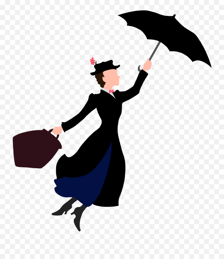 Mary Poppins Minimalist Poster Clipart - Cartoon Mary Poppins Characters Emoji,Mary Poppins Disney Emojis