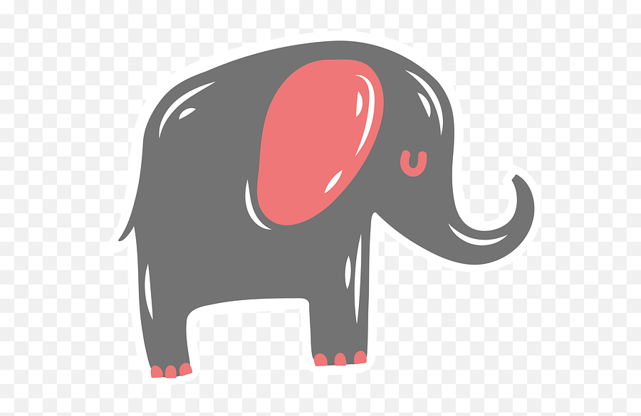 Free Photo Animal Grey Elephant - Animal Figure Emoji,Elephant Share Emotions With Human