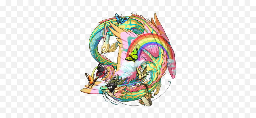 Familiars For Rainbow Dragons Dragon Share Flight Rising Emoji,Emoji For Shudder