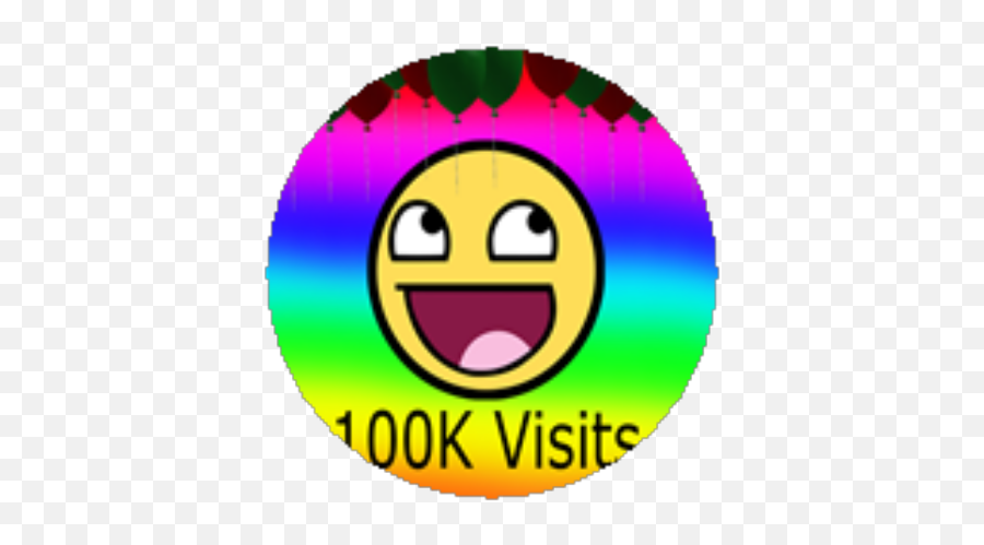 100k Visits Badge - Roblox Emoji,Emoticon Noooo