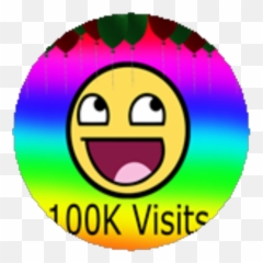 100k Visits Badge - Roblox Emoji,Emoticon Noooo