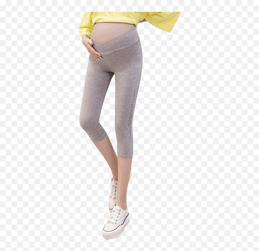 Maternity Middle Pants Modal Belly Skinny Clothes Shorts For Pregnancy Women Low Waist Printed Pregnant Capri Summer Black Gray - Spandex Emoji,Boy Emoji Pants