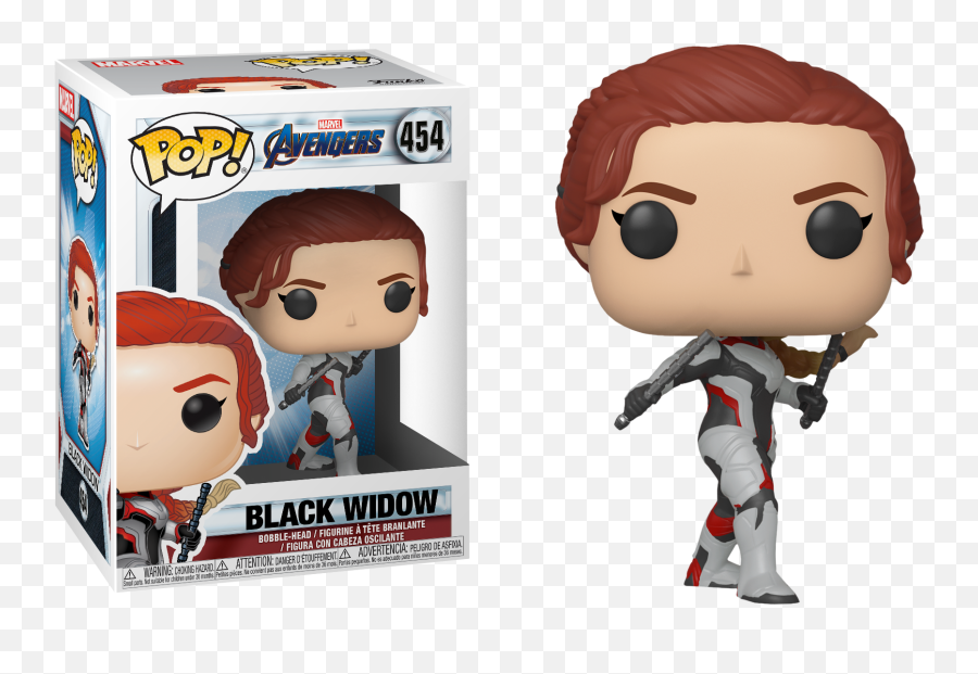 Marvel 454 Avengers 4 Funko Pop Team Suit Black Widow Game Emoji,Can Black Widow Feel Emotions Comic