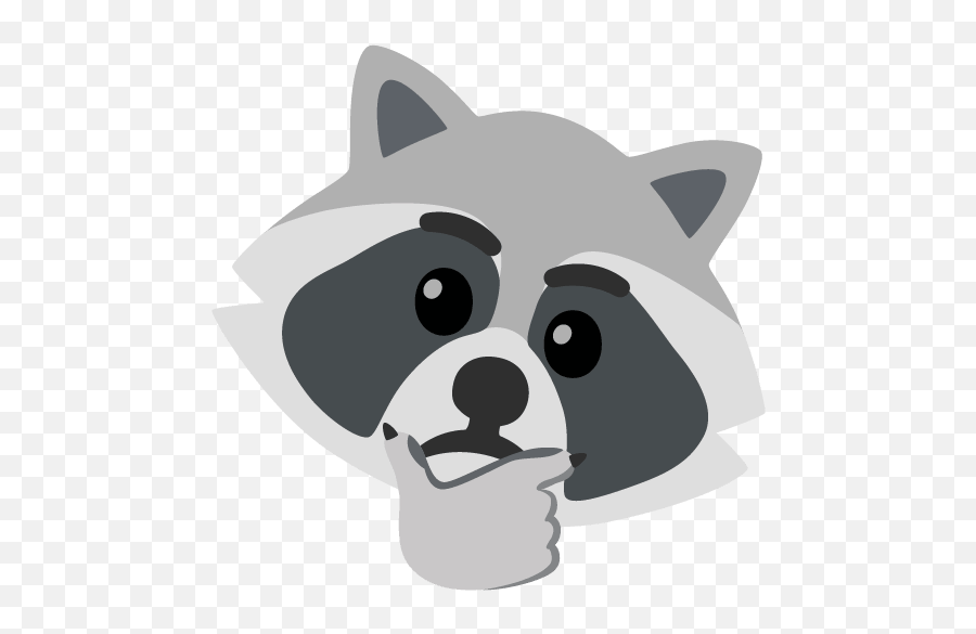 Silver The Raccoon On Twitter Httpstcondpwgqo4up Emoji,Raccoon Expression Emojis