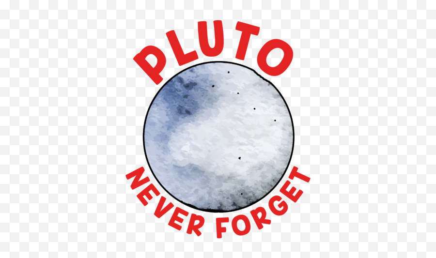 Pluto Never Forget T - Shirt Emoji,Pluto Emoji