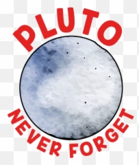 Pluto Never Forget T - Shirt Emoji,Pluto Emoji