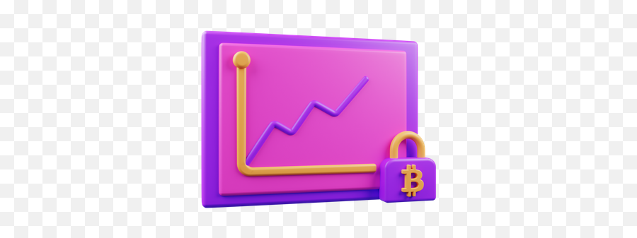 Premium Stock Market Graph 3d Illustration Download In Png Emoji,Stock Crashing Emoji