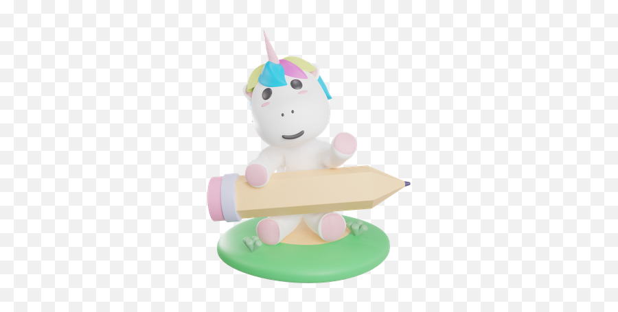 Unicorn 3d Illustrations Designs Images Vectors Hd Graphics Emoji,What's With The Unicorn Emoji