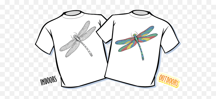 T - Shirts Luna Sea Trading Colour Changing Shark T Shirt Emoji,Dragonfly Emoji