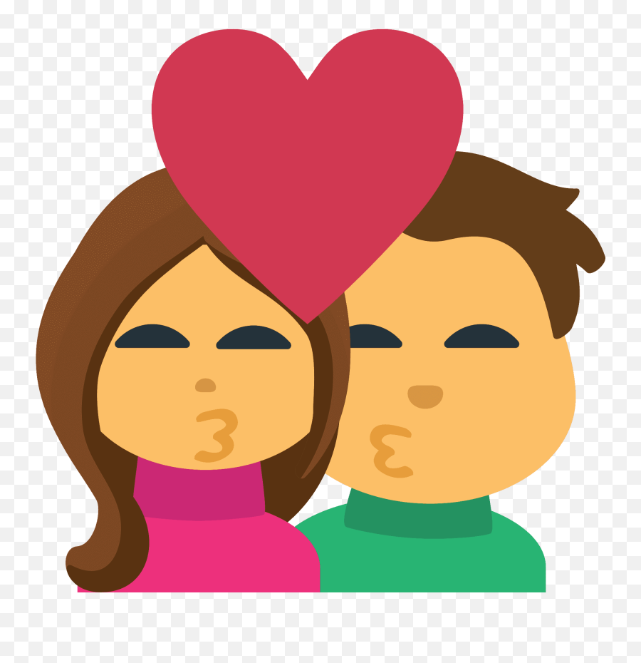 Kiss Emoji Clipart Free Download Transparent Png Creazilla - Clip Art,Kiss Emoji