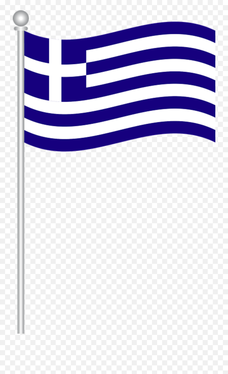 Sticker - Greek Flag Png Transparent Emoji,Greek Flag Emoji